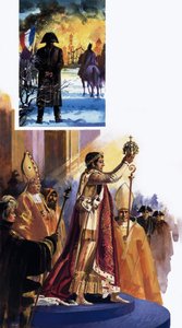 Korunovační scéna a Napoleon od Andrew Howat