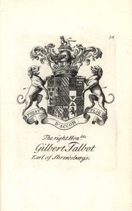 Erb a erb ctihodného Gilberta Talbota od Andrew Johnston