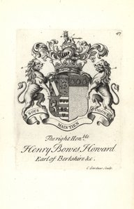 Erb a erb právo čestného Henryho Bowese Howarda od Andrew Johnston