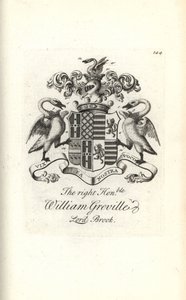 Erb a erb právo ctihodné William Greville, 7. baron Brooke od Andrew Johnston