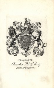 Erb a erb pravého šlechtice Charlese FitzRoye, 2. vévody z Graftonu od Andrew Johnston