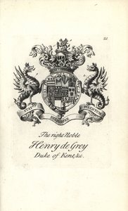 Erb a znak pravého šlechtice Henry de Gray od Andrew Johnston