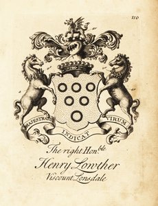 Erb ctihodného Henryho Lowthera, 3. vikomta Lonsdale (1694-1751) od Andrew Johnston