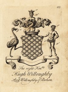 Erb ctihodného Hugha Willoughbyho, lorda Willoughbyho z Parhamu od Andrew Johnston