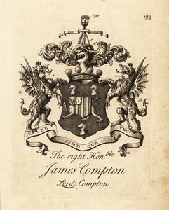 Erb ctihodného Jamese Comptona, lorda Comptona, 5. hraběte z Northamptonu od Andrew Johnston