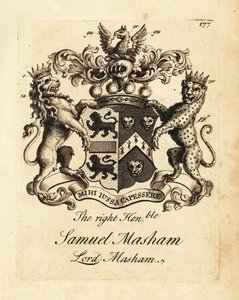 Erb ctihodného Samuela Mashama, lorda Mashama od Andrew Johnston