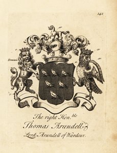 Erb ctihodného Thomase Arundella, lorda Arundella z Wardouru, 7. barona Arundella z Wardouru od Andrew Johnston