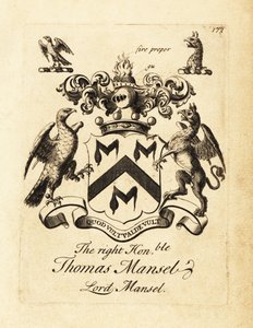 Erb ctihodného Thomase Mansela, lorda Mansela