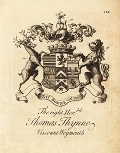 Erb ctihodného Thomase Thynna, 2. vikomta Weymoutha od Andrew Johnston