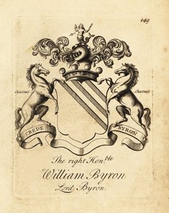 Erb pravé ctihodné William Byron, Lord Byron, 4. baron Byron (1670-1736)