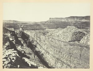 Burning Rock Cut, Green River Valley od Andrew Joseph Russell