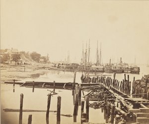 City Point, Virginia, kolem 1861-1865 (tisk alba)