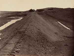 Deska 2. Žulový kánon, z vodní nádrže, 1869 (foto) od Andrew Joseph Russell