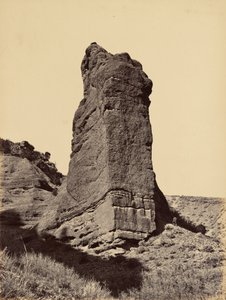 Deska 31. Monument Rock, ústí Echo Canon, 1869 (foto) od Andrew Joseph Russell