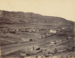 Deska 36. Coalville, Weber Valley, 1869 (foto) od Andrew Joseph Russell