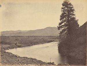 Tabulka 43. Údolí Weber, z průsmyku Willhelmina, 1869 (foto) od Andrew Joseph Russell