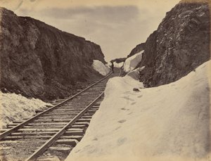 Deska 5. Hallův řez, 1869 (foto) od Andrew Joseph Russell