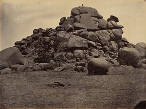 Deska 6. Skull Rock, 1869 (foto) od Andrew Joseph Russell