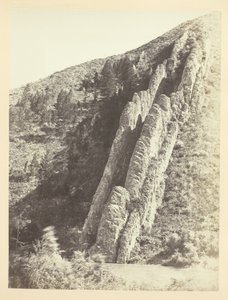 Zubaté skály neboli Ďáblova skluzavka, (blízký výhled)-Weber Canon, Utah od Andrew Joseph Russell
