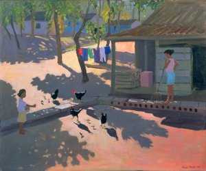 Slepice a kuřata, Kuba, 1997 od Andrew Macara