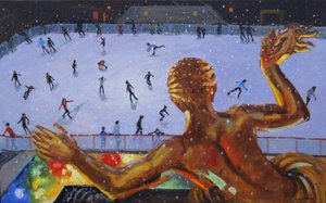 Prometheus, Rockefeller Ice Rink, New York. 2018 od Andrew Macara