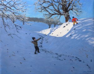 Snowballing, 2011 (olej na plátně) od Andrew Macara