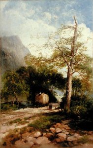 Léto v Lehigh Valley, Pennsylvania (olej na plátně) od Andrew Melrose