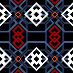 Andaluské geometrické, 2018, digitální
