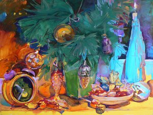 Vánoční ozdoby a cukroví od Andrii Kutsachenko