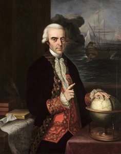 Romantismus: Portrét Antonia de Ulloa (1716-1795) od Cortes y Aguilar, Andres (1812-1879), cca 1856. Olej na plátně od Andrés Cortés y Aguilar