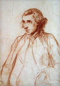 Portrét gentlemana (červená křída) od Angelica (attr. to) Kauffmann