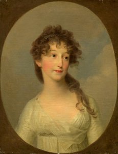Možná Franciska Krasinska, vévodkyně z Courland, c. 1790.