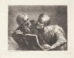 Dva staří studenti od Angelica Kauffmann