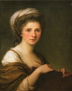 Německy: Selbstbildnis Autoportrét od Angelica Kauffmann