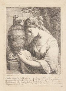 Žena u urny od Angelica Kauffmann