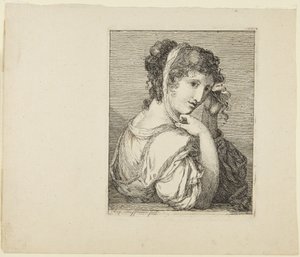 Portrét dívky od Angelica Kauffmann