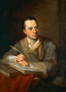 Portrét Johanna Joachima Winckelmanna (Stendal 1717-Trieste 1768), německého archeologa a historika umění od Angelica Kauffmann