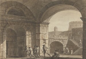 Scéna v římském vězení od Angelica Kauffmann