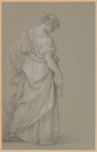 Studie stojící ženy od Angelica Kauffmann