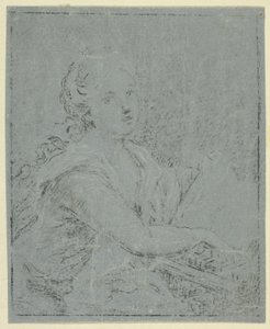 Žena ve Spinetu od Angelica Kauffmann
