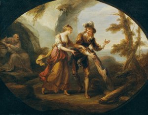 Miranda a Ferdinand od Angelica Kauffmann