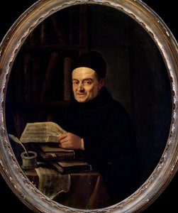 Portrét Giovanni Battista Martini (Otec Martini) (Pere Martini) (1706-1784). Obraz Angela Crescimbeniho (1734-1781). 18. století. Bologna, Muzeum občanského muzea od Angelo Crescimbeni