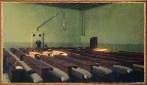 Vánoce u Pio Albergo Trivulzio od Angela Morbelliho (1854-1919)