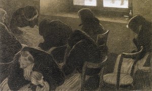 Zimní siesta, c. 1902. od Angelo Morbelli