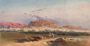 Athény a Akropole (barevné lito)