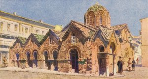 Kostel Panagia Kapnikari, Atény (černé lito)