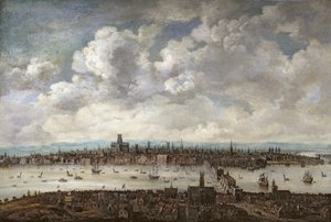 Pohled na Londýn ze Southwarku od Anglo Dutch School