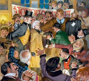 Radostný noel (kvaš na papíře) od Angus McBride