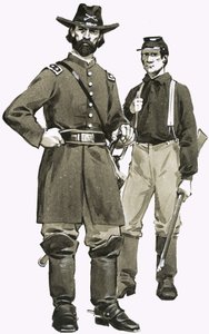 Důstojník a voják americké kavalerie od Angus McBride