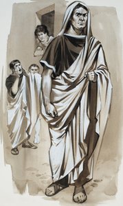 "Cato the Killjoy" (kvaš na papíře) od Angus McBride